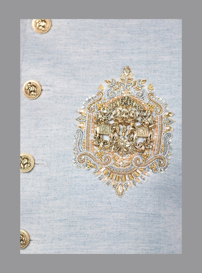 SILVER GRAY JODHPURI